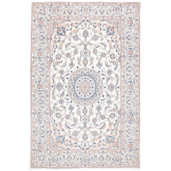 Rug Nain Kashmar Persia 198x300 Ivory Light Blu