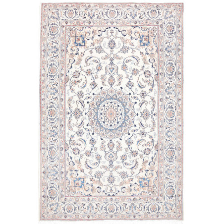 Rug Nain Kashmar Persia 198x300 Ivory Light Blu