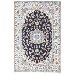 Rug Nain Kashmar Persia 198x303 Night Blue Ivor
