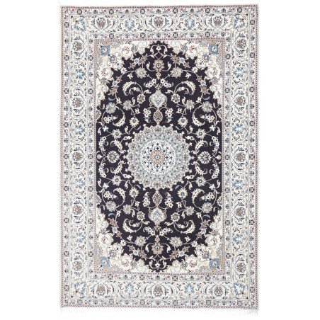 Rug Nain Kashmar Persia 198x303 Night Blue Ivor