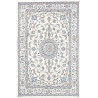 Rug Nain Kashmar Persia 195x293 Cream White Blu