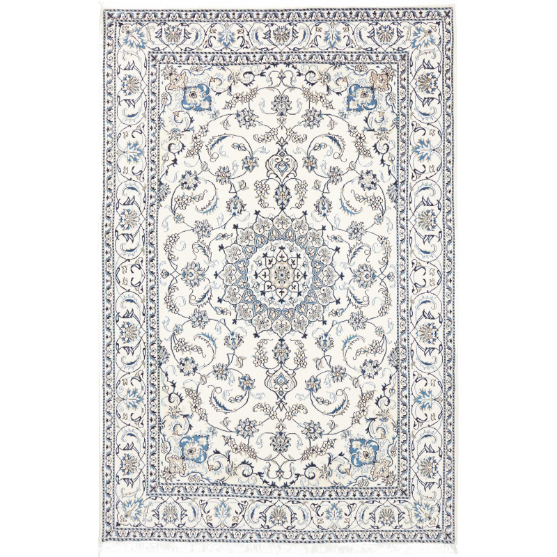 Rug Nain Kashmar Persia 197x310 Creamy White Bl