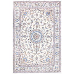 Rug Nain Kashmar Persia 200x303 Ivory Blue