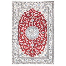 Rug Nain Kashmar Persia 198x293 Red Cream