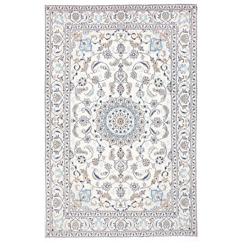 Rug Nain Kashmar Persia 194x292 Cream Blue