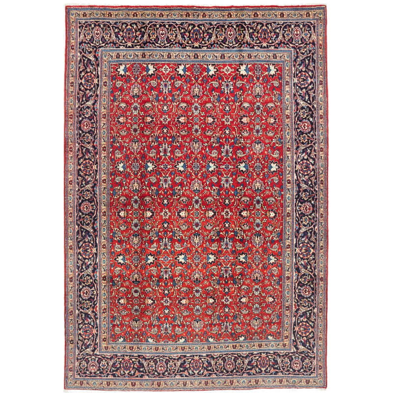 Rug Moud Persia 200x296 Red Dark Blue