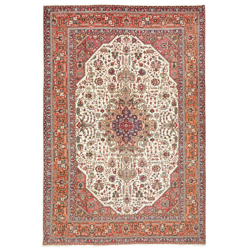 Rug Tabriz Persia 205x300 Cream Terracotta