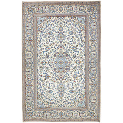 Rug Kashan Persia 200x303 Cream Blue