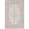 Rug Kashan Persia 195x293 Ivory Blue