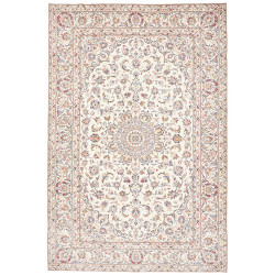 Rug Kashan Persia 200x300 Cream Blue