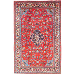 Rug Sarough Persia 202x313 Red Dark Blue