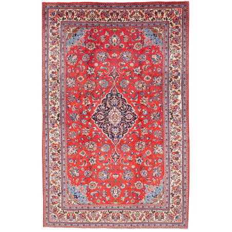Rug Sarough Persia 202x313 Red Dark Blue
