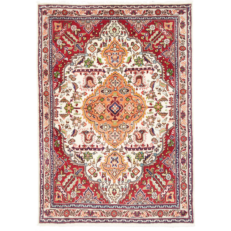 Rug Tabriz Persia 110x152 Dominant Red Cream
