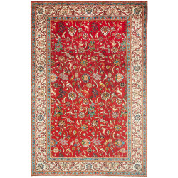 Rug Tabriz Persia 227x343 Red Cream