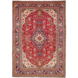 Rug Tabriz Persia 202x290 Red Blue