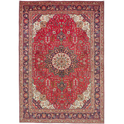 Rug Tabriz Persia 230x330 Red Navy Blue