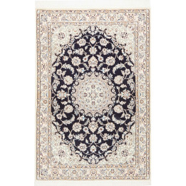 Hand Made Rug Nain 9la Persia 98x150 Dark Blue
