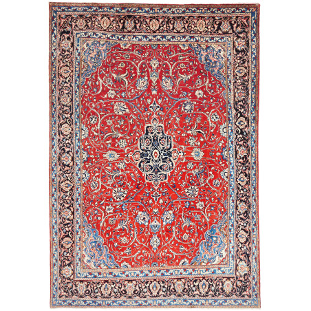 Rug Sarough Persia 214x310 Red Navy Blue