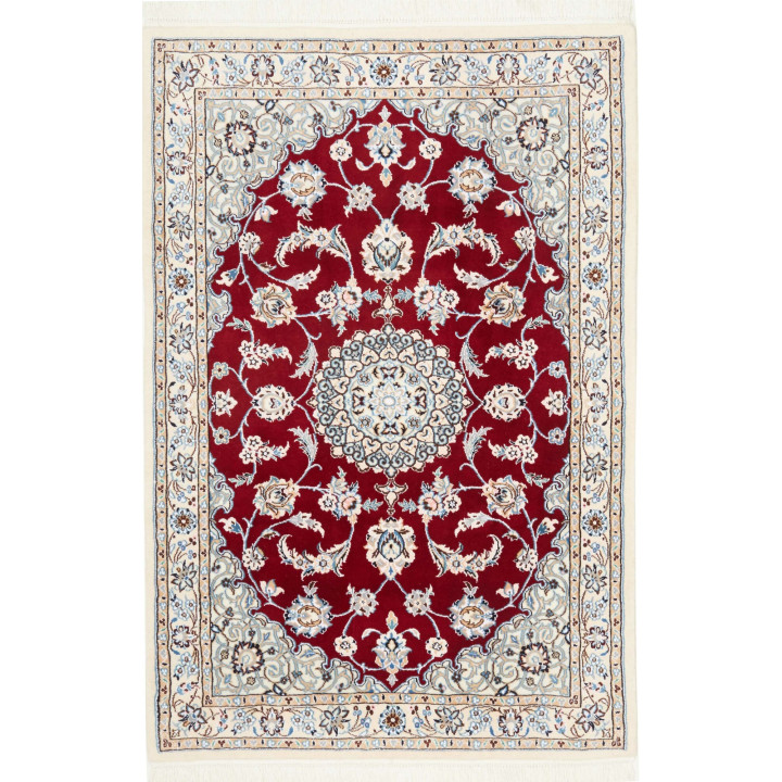 Tappeto Originale Nain 9la Persia 100x151 Rosso