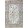 Rug Kashan Persia 200x304 Cream Sky Blue