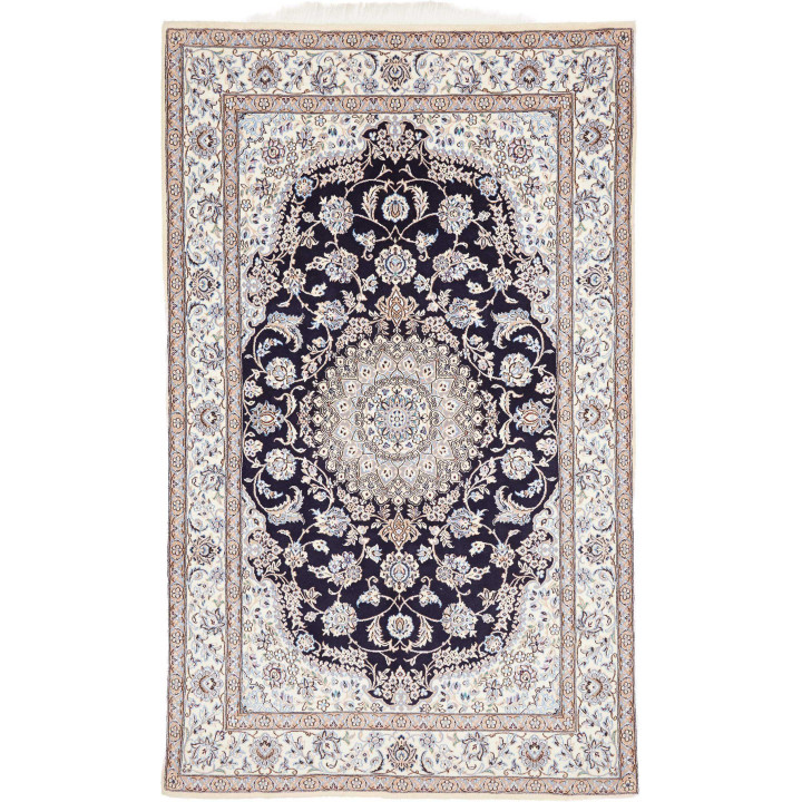 Hand Made Rug Nain 9la Persia 160x261 Dark Blue