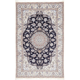 Tappeto Originale Nain 9la Persia 157x248 Blu S