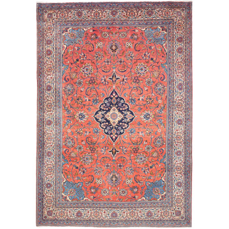 Rug Sarough Persia 248x362 Coral Navy Blue