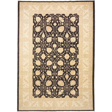 Rug Ziegler Fine Pakistan 250x363 Dark Brown Lig