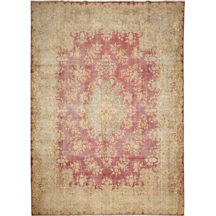 Hand Made Rug Vintage Persia 296x415 Dark Red B