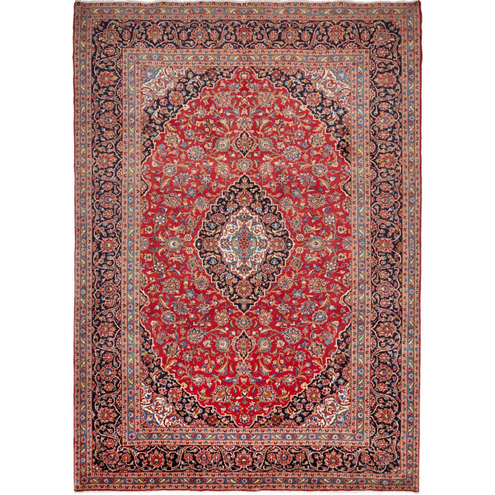 Hand Made Rug Ardakan Persia 250x355 Red Dark B