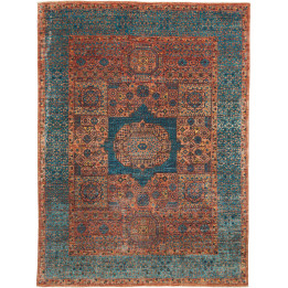 Tappeto Originale Kairo Pakistan 175x237 Blu Pe