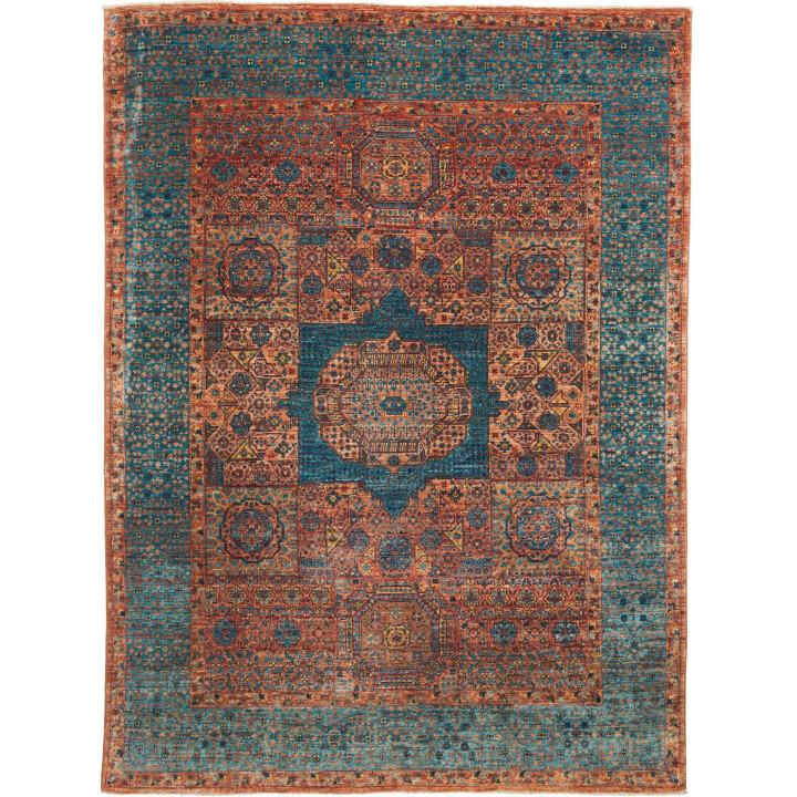 Hand Made Rug Kairo Pakistan 175x237 Petrol Blu