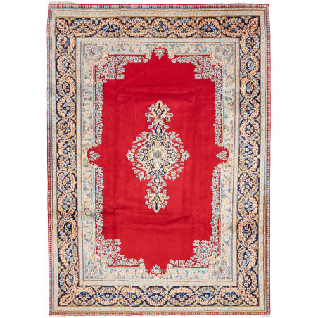 Kerman 237x332 Cm Kerman, Persia, Hand-carded Wool (cotton
