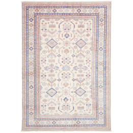 Hand Made Rug Kazak Fine Pakistan 204x295 Ivory