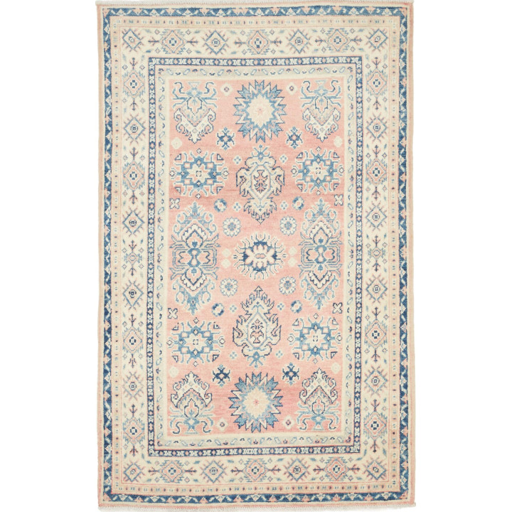 Tappeto Originale Kazak Afghanistan 95x155 Rosa