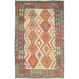 Hand Made Rug Kilim Afghanistan 124x195 Ivory C