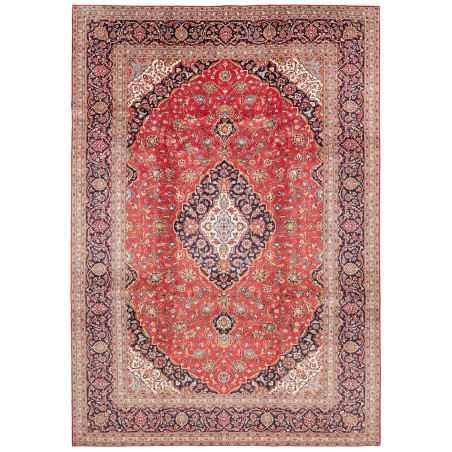 Ardakan 246x353 Cm Ardakan, Persia, Hand-carded Wool (cotton