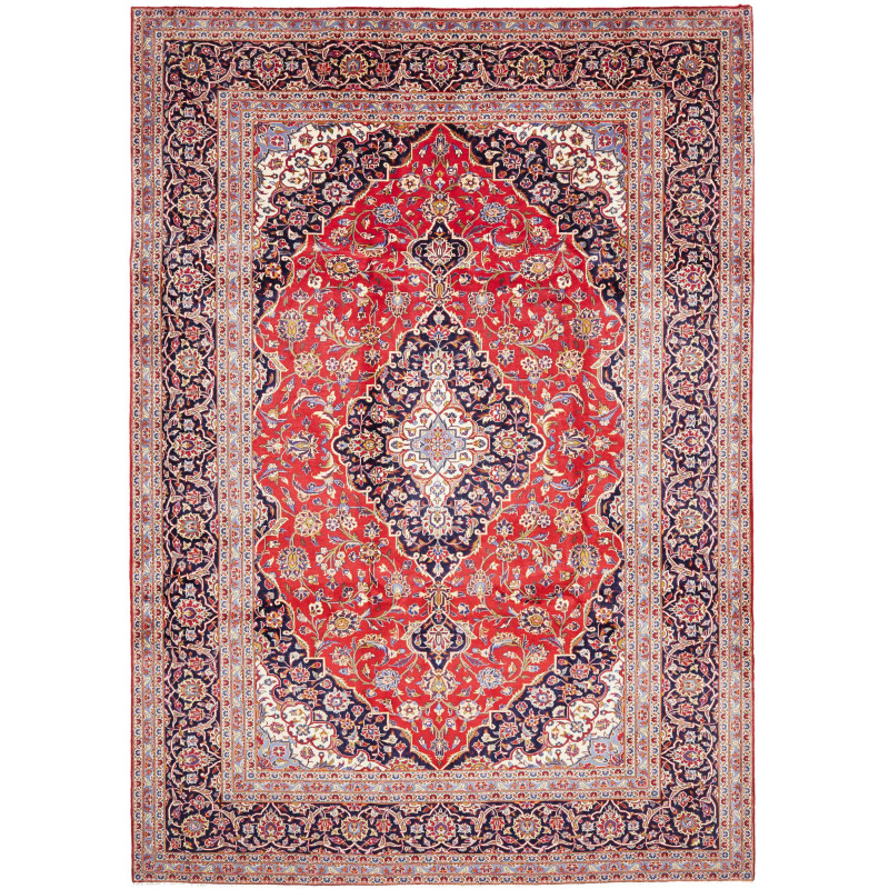 Rug Ardakan Persia 250x352 Red Navy Blue