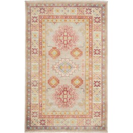 Tappeto Originale Kazak Afghanistan 83x125 Beig
