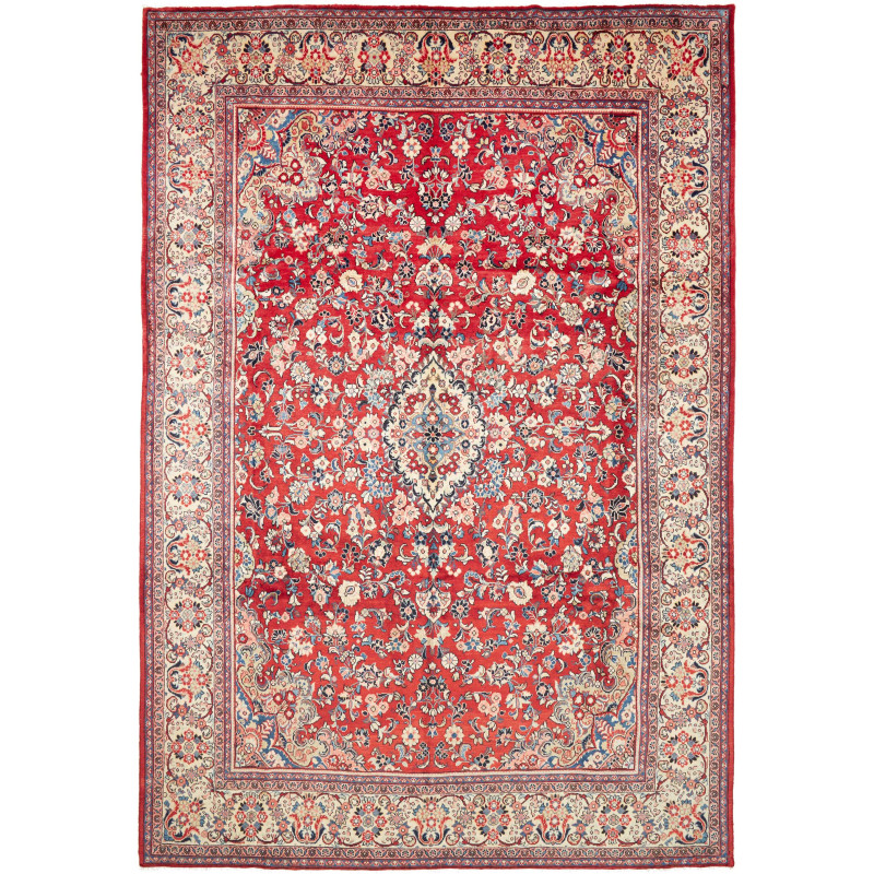 Sarough 276x407 Cm Sarough, Persia, Hand-carded Wool (cotton