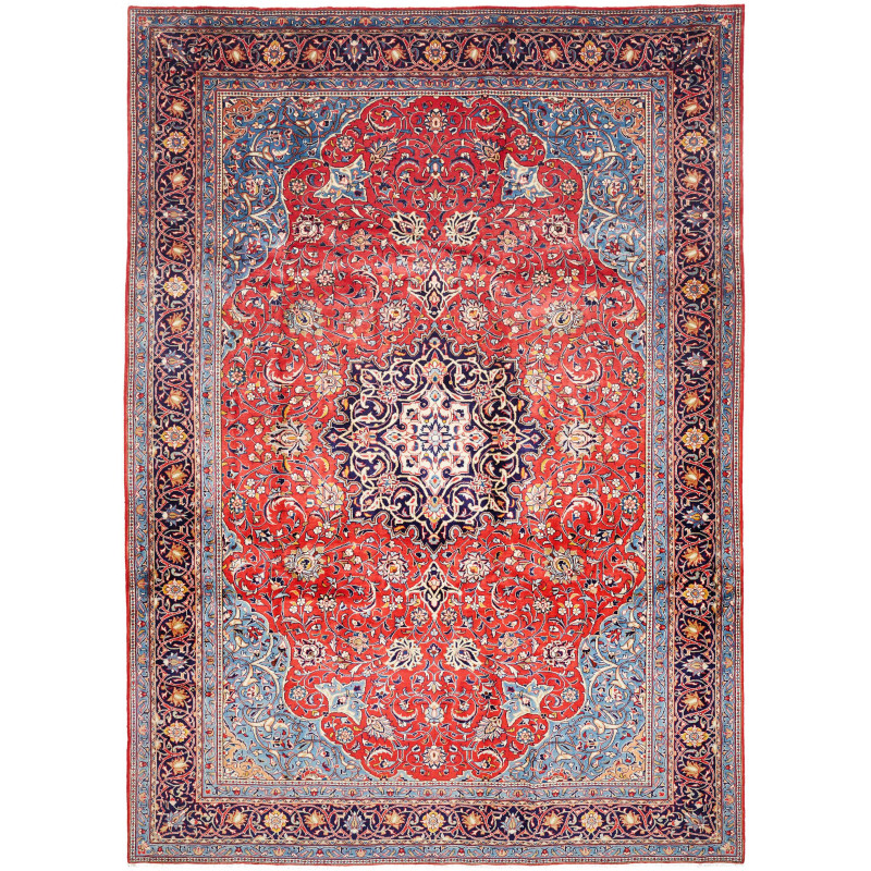 Sarough 255x350 Cm Sarough Persia Hand-carded Wool Cotton