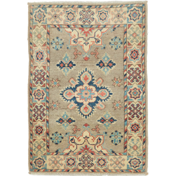 Tappeto Originale Kazak Afghanistan 63x91 Beige