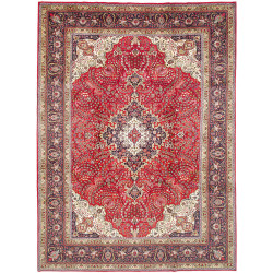 Tabriz 252x340 Cm Tabriz, Persia, Hand-carded Wool (warp: