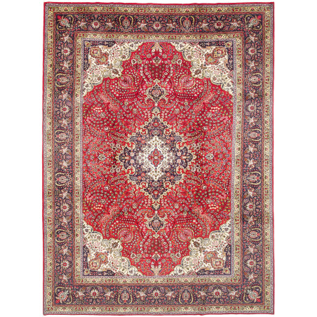 Tabriz 252x340 Cm Tabriz, Persia, Hand-carded Wool (warp: