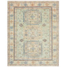 Rug Kazak Fine Pakistan 196x252 Aquamarine Beig