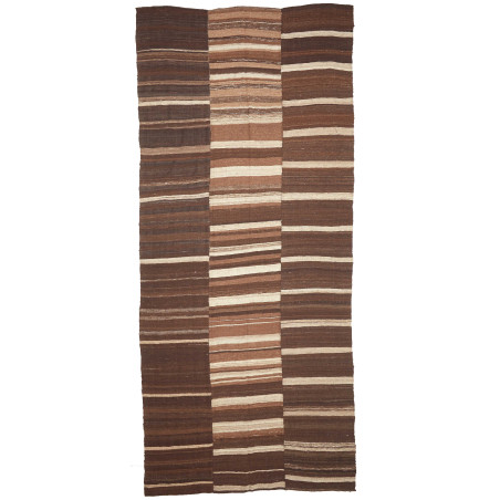 Rug Kilim Vintage Persia 195x446 Brown Beige