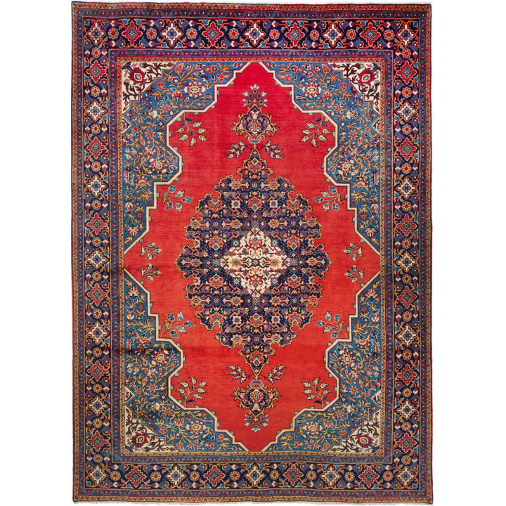 Hand Made Rug Wiss Persia 270x380 Red Blue