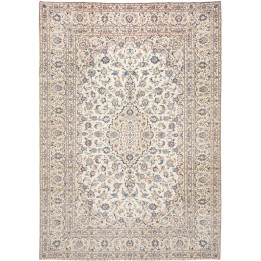 Tappeto Originale Kashan Persia 240x340 Avorio