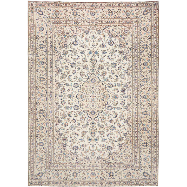 Tappeto Originale Kashan Persia 240x340 Avorio