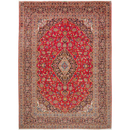 Hand Made Rug Ardakan Persia 266x370 Red Dark B